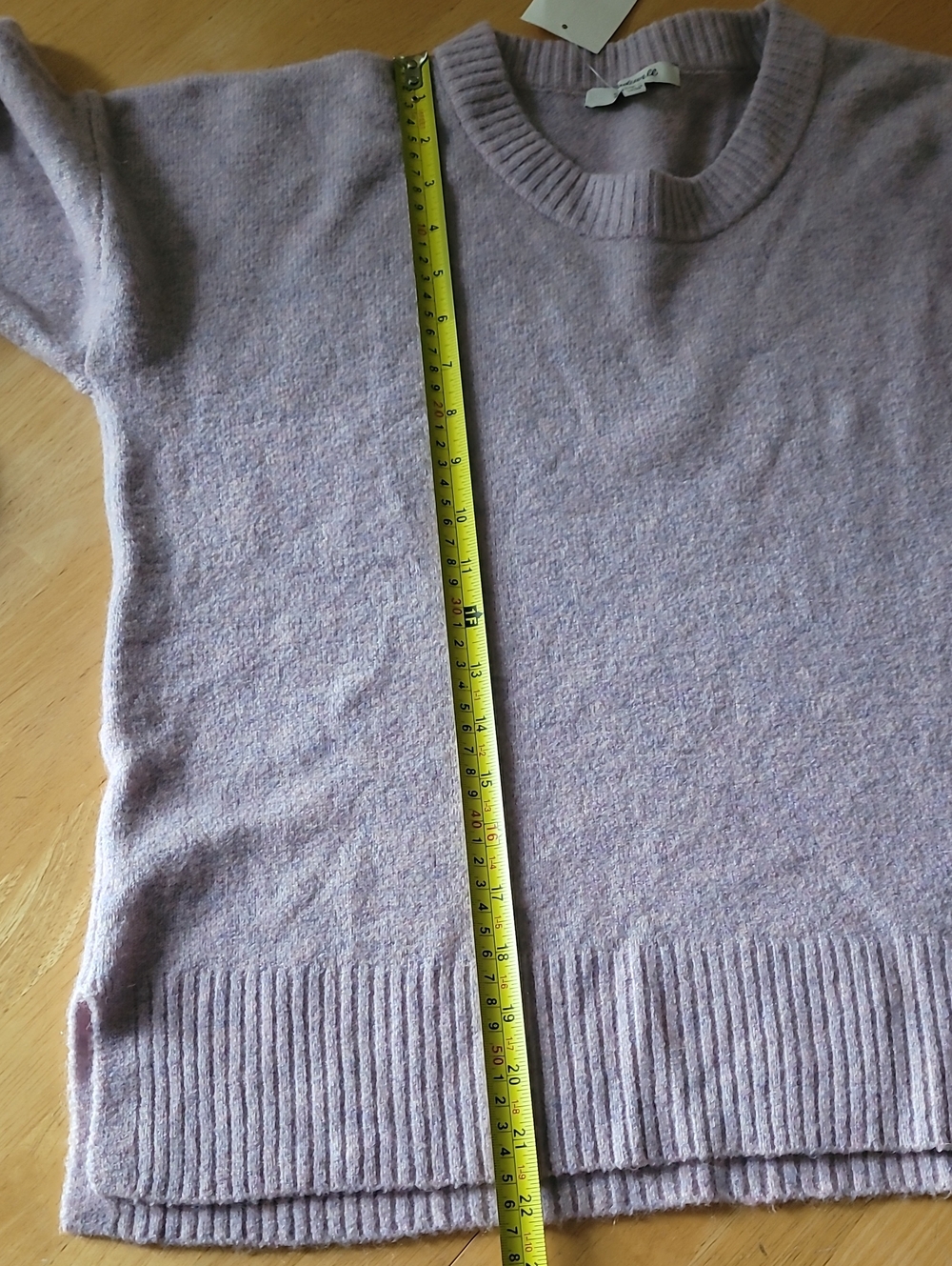 Madewell Wool Blend Balloon-Sleeve Pullover Sweater - Picture 7 of 13